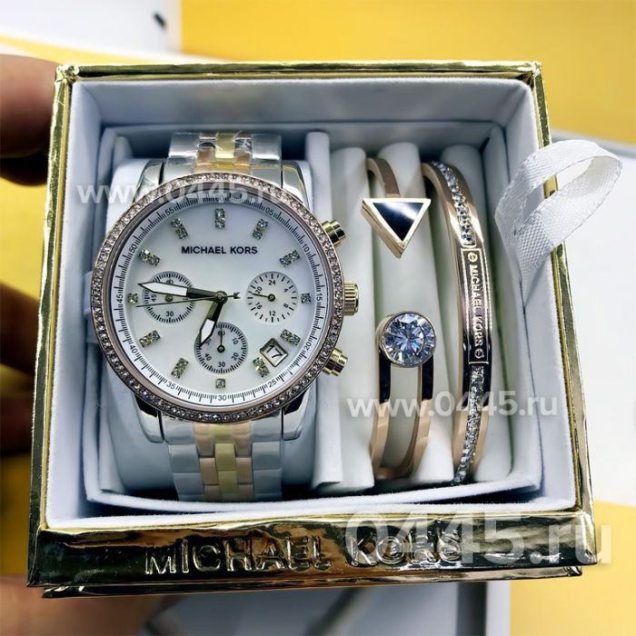 Часы Michael Kors - подарочный набор с браслетом (10210)