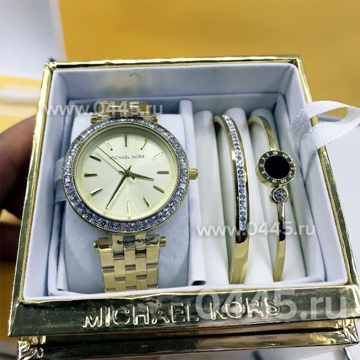 Часы Michael Kors - подарочный набор с браслетом (10218)