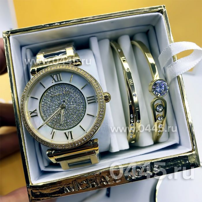 Часы Michael Kors - подарочный набор с браслетом (10220)