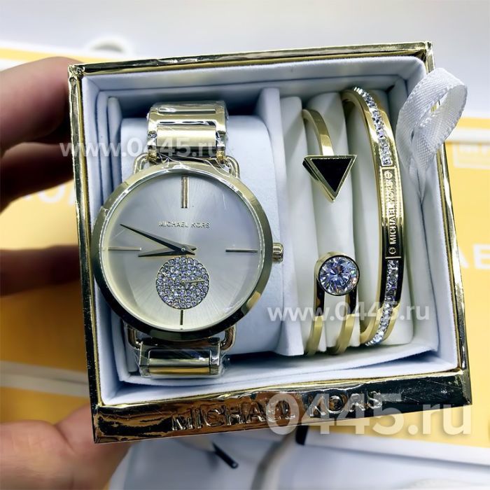 Часы Michael Kors - подарочный набор с браслетом (10240)