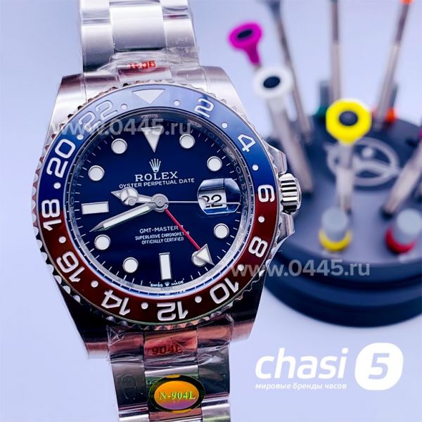 Часы Rolex GMT Master II Black Ceramic Bezel - Дубликат (14641)