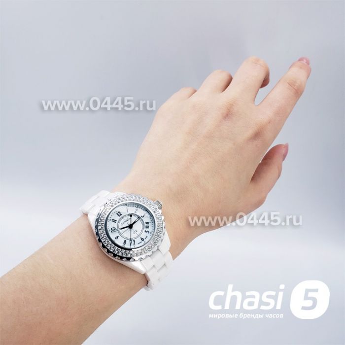 Часы Chanel J12 Diamonds White small (01515)
