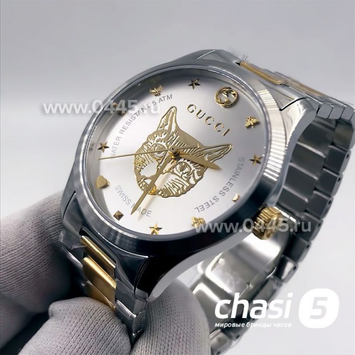 Часы Gucci G-Timeless Gold Cat (15292)