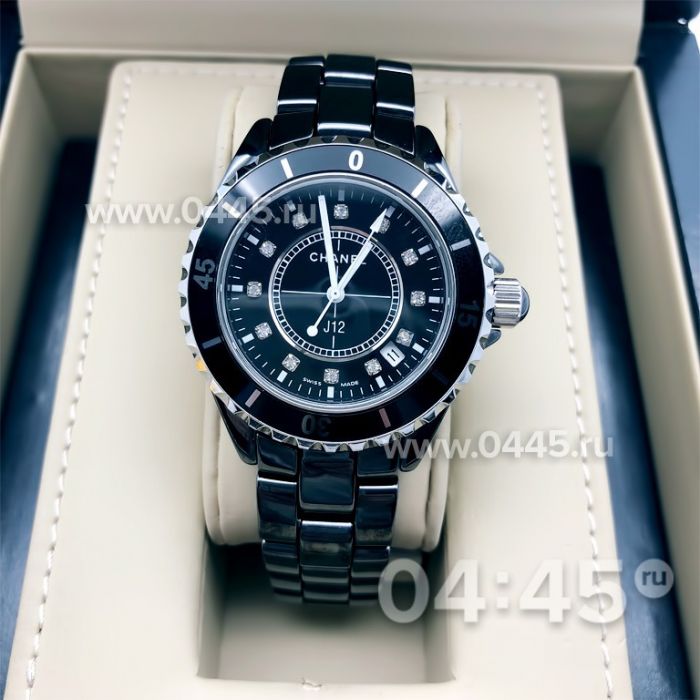 Часы Chanel J12 Black (01531)