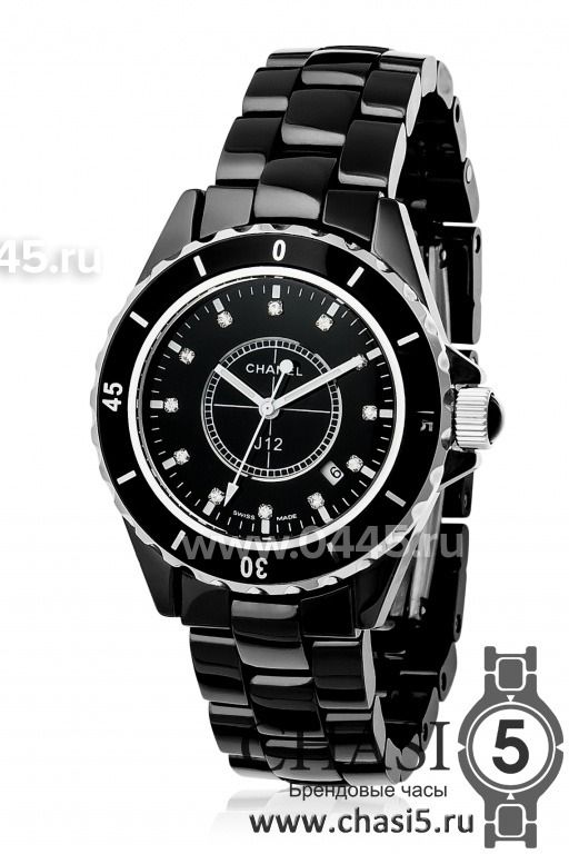 Часы Chanel J12 Black (01531)
