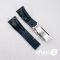 Каучуковый Ремешок с клипсой Rolex 20мм - черный (16834)