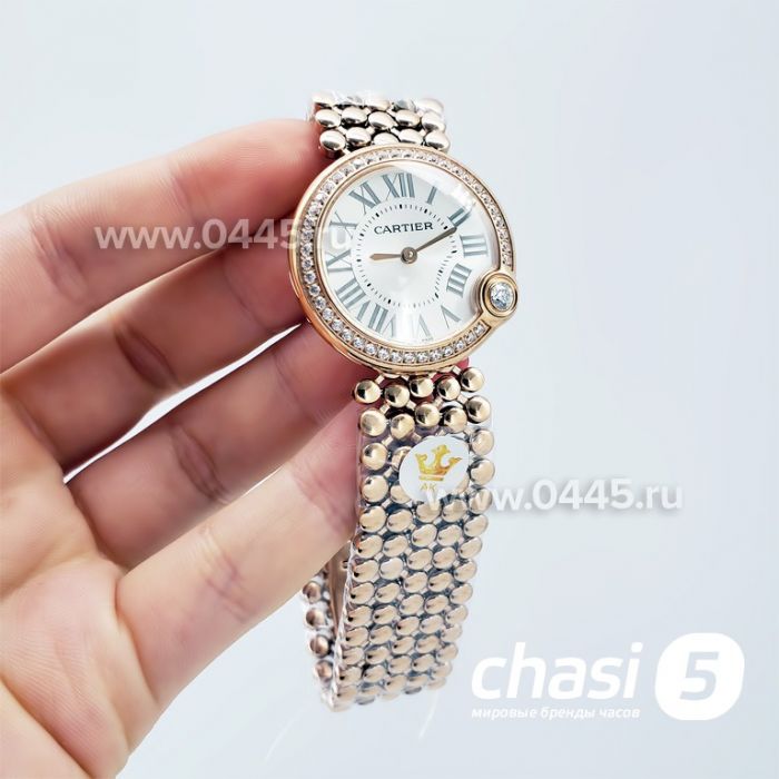 Часы Ballon Blanc de Cartier Rose Gold (18086)