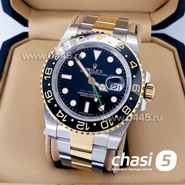 Часы Rolex GMT Master II Black Ceramic Bezel - Дубликат (20293)