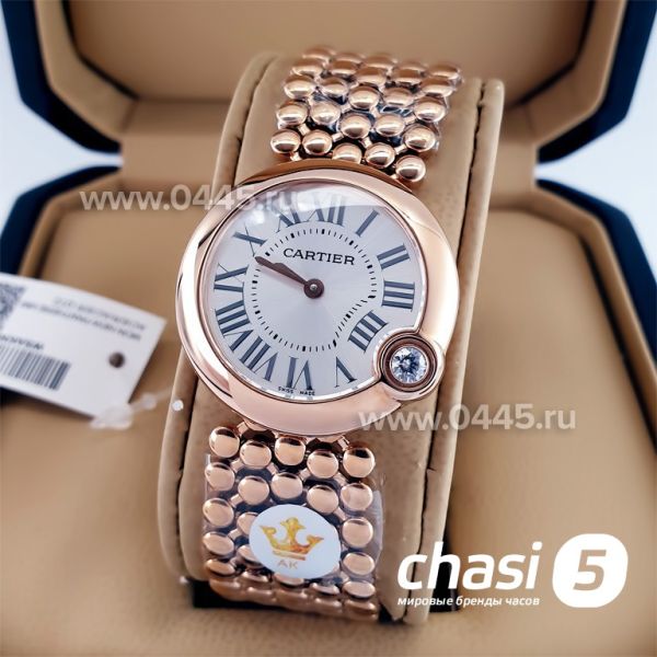 Часы Ballon Blanc de Cartier Rose Gold (22490)