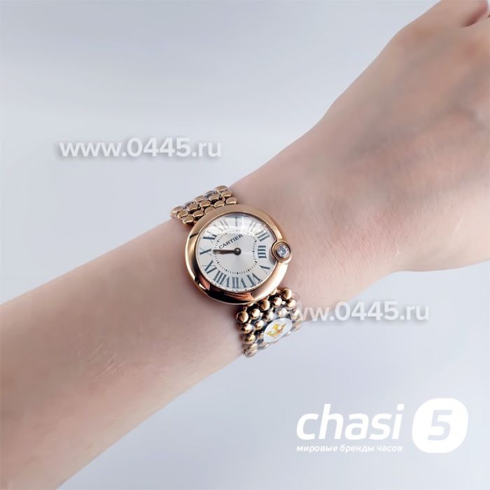 Часы Ballon Blanc de Cartier Rose Gold (22490)