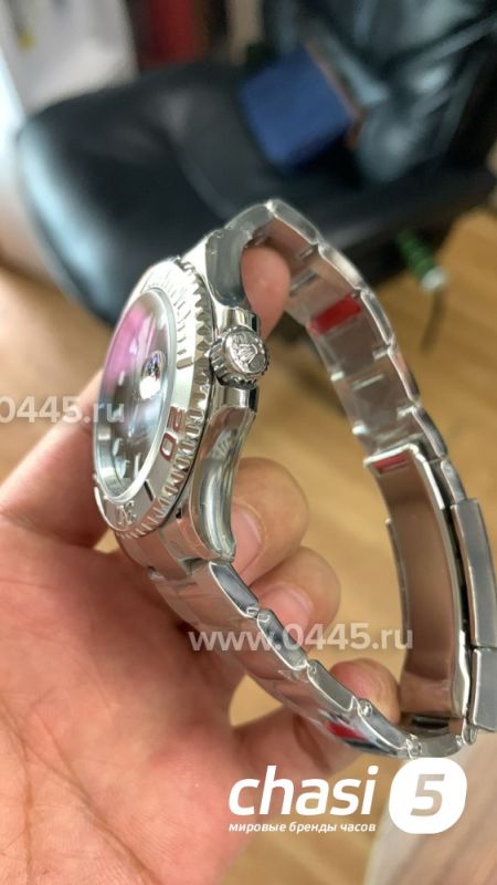 Часы Rolex Yacht-Master Rhodium Dial Steel - Дубликат (23047)