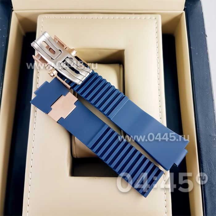 Каучуковый Ремешок Ulysse Nardin синий (06528)