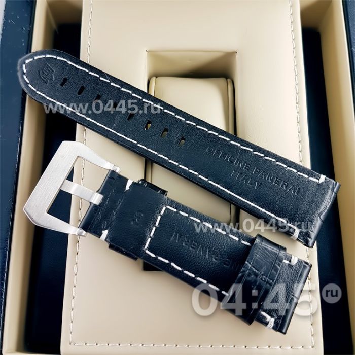 Ремешок Panerai мужской черный (06539)