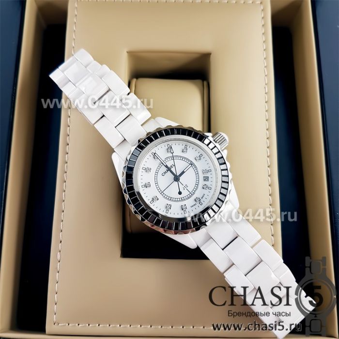 Часы Chanel J12 Diamonds White (00926)