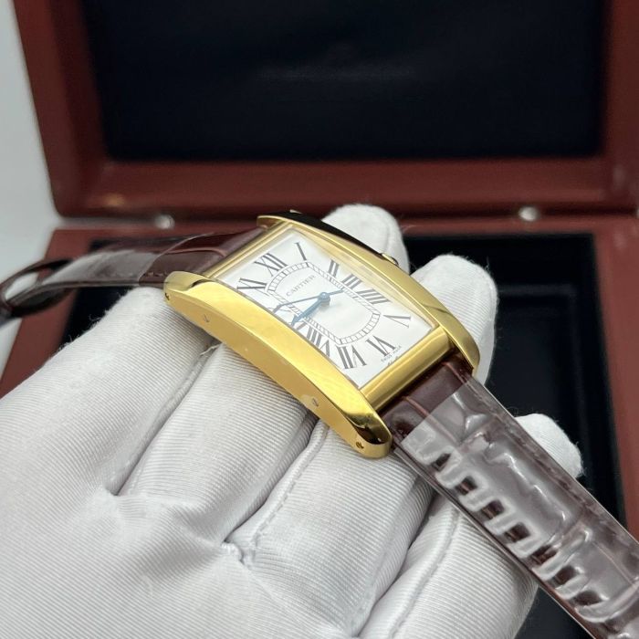 Часы Cartier Tank Americaine - Дубликат (725581)