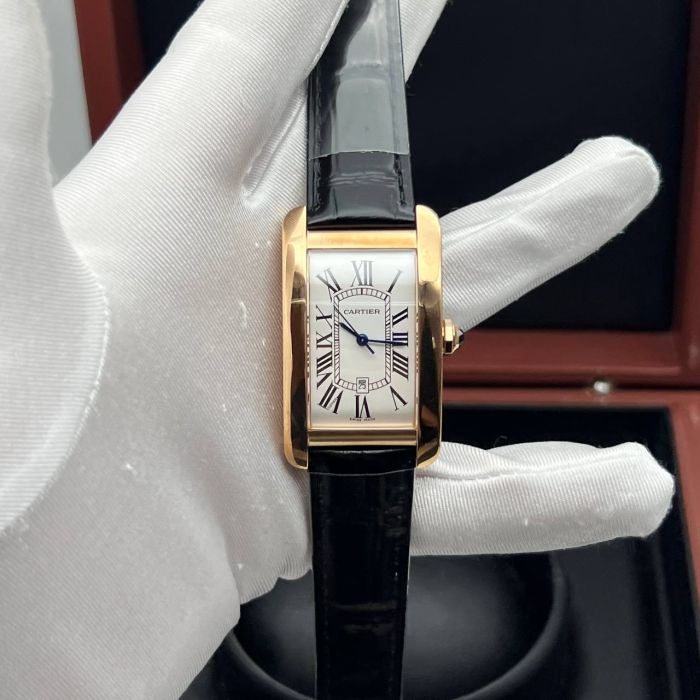 Часы Cartier Tank Americaine - Дубликат (725579)