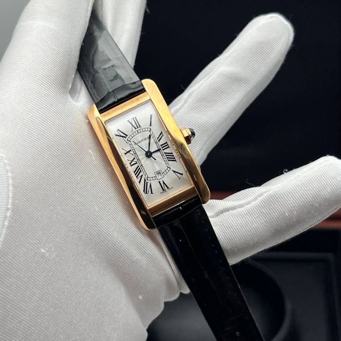 Часы Cartier Tank Americaine - Дубликат (725584)