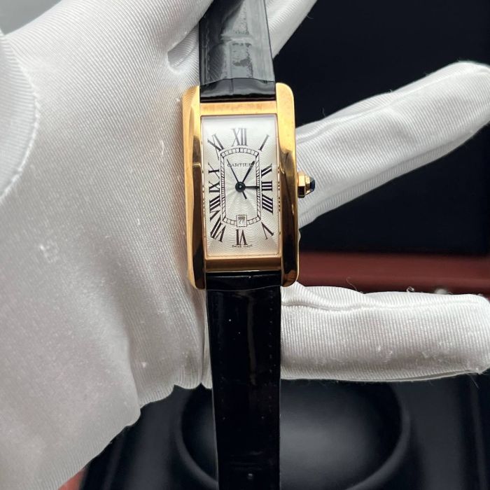 Часы Cartier Tank Americaine - Дубликат (725584)